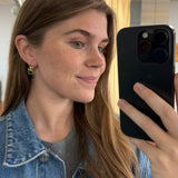 4.62ct Green Tourmaline Vein Earrings