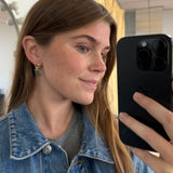 2.33 Pear Emerald Vein Earrings