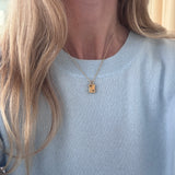 Petite Scale Palm Vein Locket