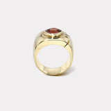 Impetus Interlocking Puzzle Ring with 2.1ct Pink Tourmaline