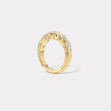 1.25ct Large Modern Love Five Stone Diamond Band