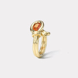 2.54ct Spessatite Garnet Loop Ring