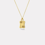 Classic Scale Palm Tree Vein Locket