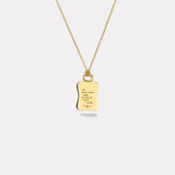 Classic Scale Palm Tree Vein Locket