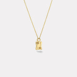 Petite Scale Palm Vein Locket
