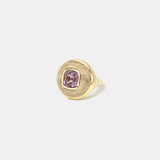 Petite Lollipop Ring - 3.04ct Cushion Spinel in Petrified Wood