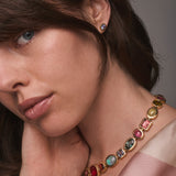 One-of-a-Kind Mixed Stone Heirloom Bezel Treasure Necklace