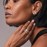 4.35ct Cushion Blue Sapphires Bezel Eternity Band