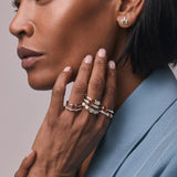 0.15ct Diamond Five Stone Petite Modern Love Band