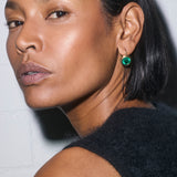 8.85ct Round Emerald Bounce Earrings