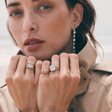 1.52ct Oval Diamond Vein Ring