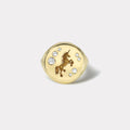 Unicorn Diamond Fantasy Signet Ring main image 1