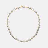 11.65ct Antique Cushion Diamonds Vein Necklace