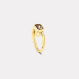 1.08ct Cushion Malaya Garnet Vein Ring