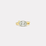 1.52ct Oval Diamond Vein Ring