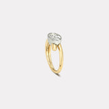 1.52ct Oval Diamond Vein Ring