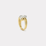 2.07ct GIA Moval Diamond Vein Ring