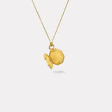 Classic Scale Wave Vein Locket