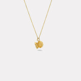 Petite Scale Wave Vein Locket