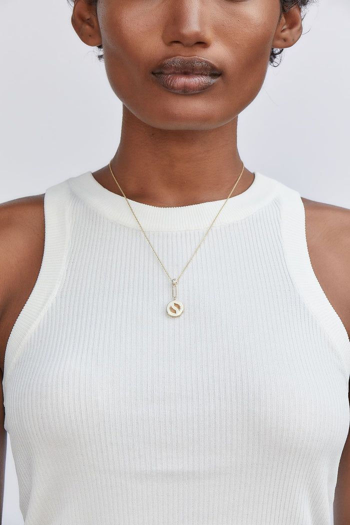 Mini Vitality Pendant on 18" Drop Loop Chain