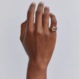 Magna Ring - Square Cut Pink Sapphire