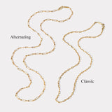 Handmade Classic Elongated Link Chain