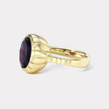 4.08ct Amethyst Heirloom Bezel Ring