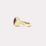 7.5ct Pink Tourmaline Heirloom Bezel Ring