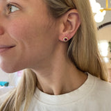 1.92ct Ruby Heirloom Bezel Stud Earrings