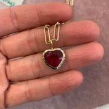 Rubellite Heirloom Bezel Charm