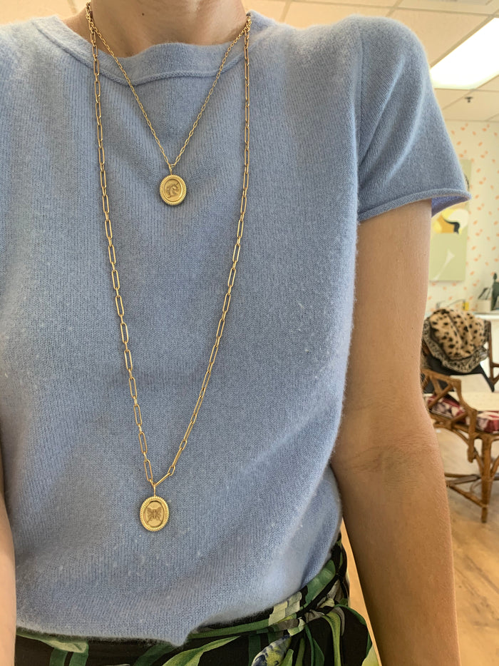 Twisted Gold Frame Swan Charm