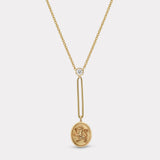 Fantasy Signet Pendant Necklace - Lion