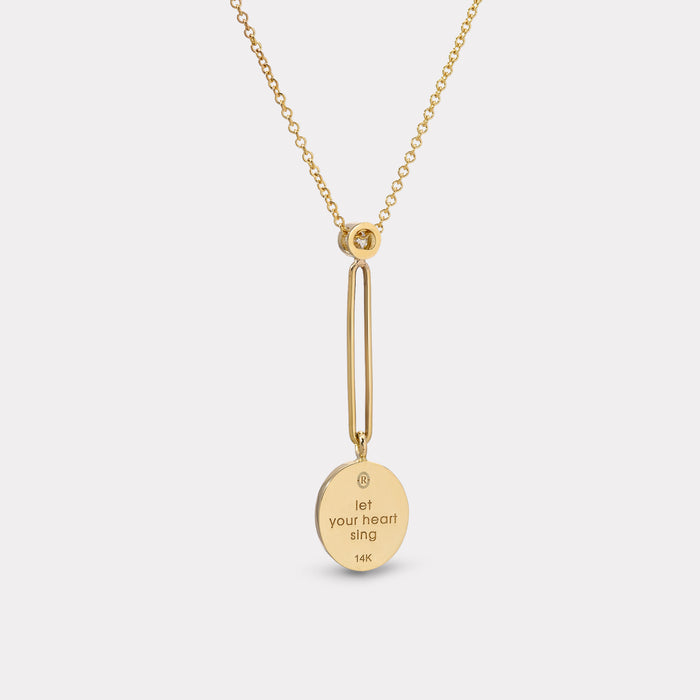Fantasy Signet Pendant Necklace - Swan