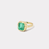 Heirloom Bezel Emerald Ring