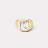 5.06ct Diamond Pleated Solitaire Ring