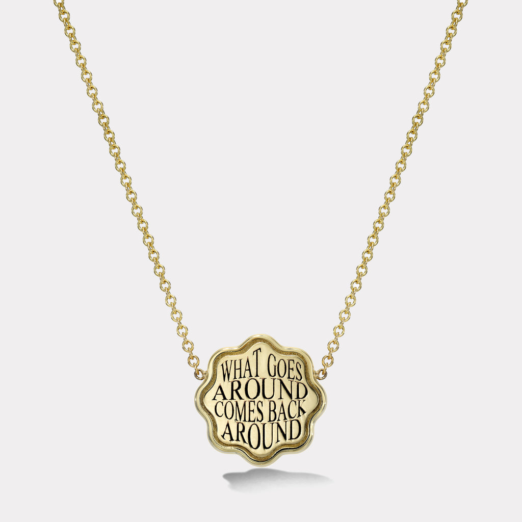 Petite Scale Talisman Karma Pendant