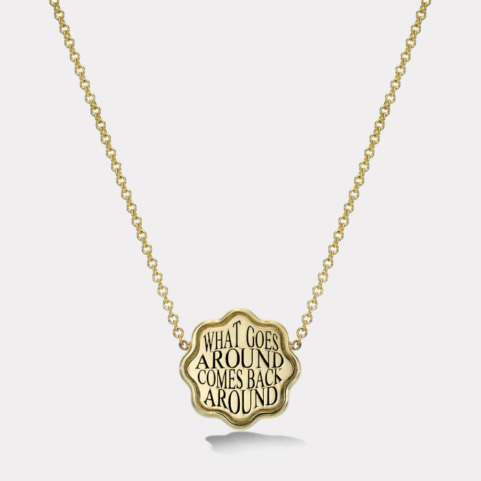 Petite Scale Talisman Karma Pendant