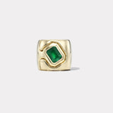 1.1ct Emerald Impetus Interlocking Puzzle Ring