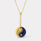 Yin Yang Pendant - Lapis