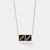 Petite Domino Pendant - Onyx