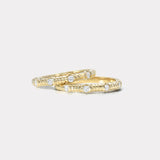 Small Modern Love Five Stone Diamond Band - 0.15ct