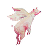 Fantasy Signet Link Bracelet - Flying Pig
