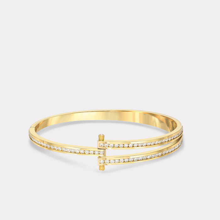 Magna Bracelet with round white Diamonds