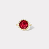 7.22ct Rubellite Heirloom Bezel Ring