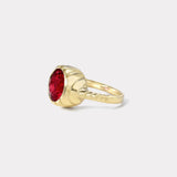 7.22ct Rubellite Heirloom Bezel Ring