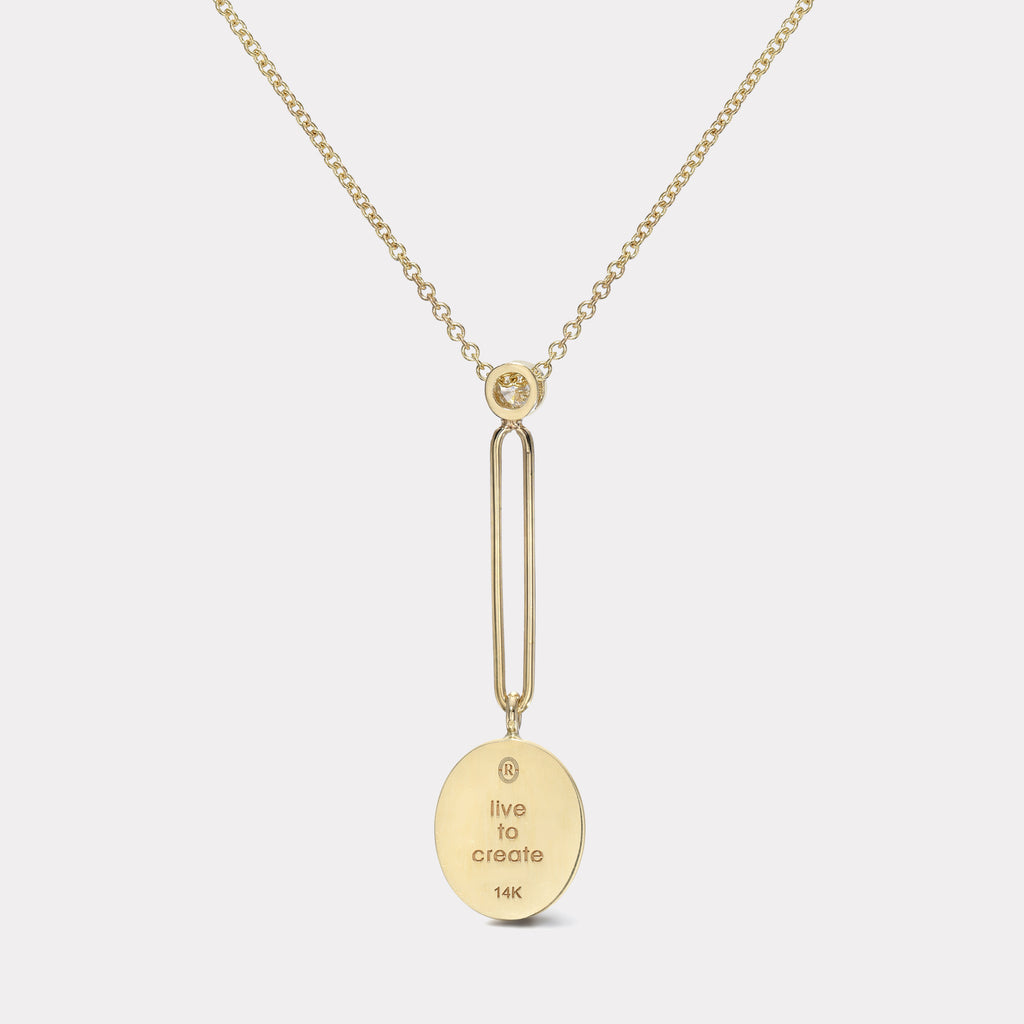 Fantasy Signet Pendant Necklace - Spider