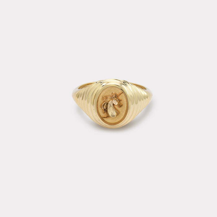 Tiered Fantasy Signet - Unicorn