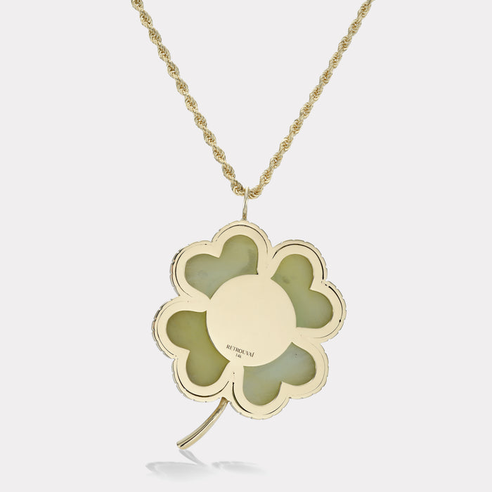 Talisman Grandfather Clover Pendant - Turquoise
