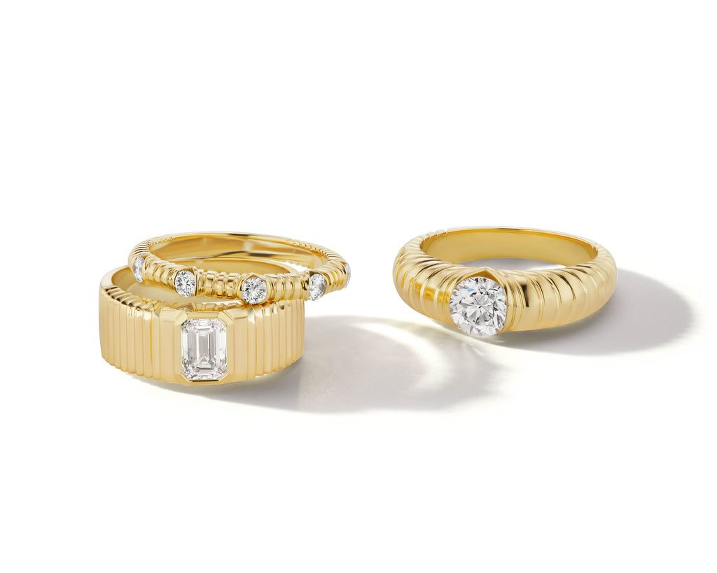 Modern Love Five Stone Diamond Band